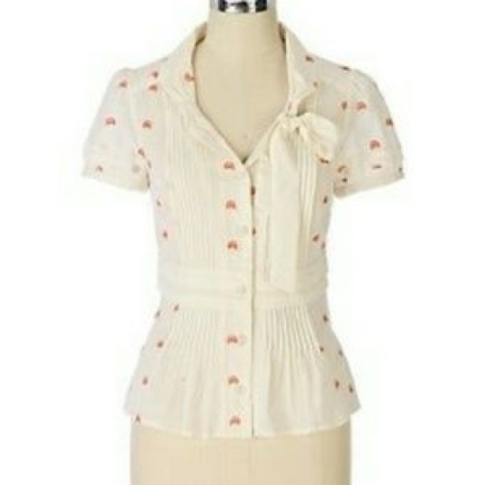 Anthropologie Floreat Charisma Top